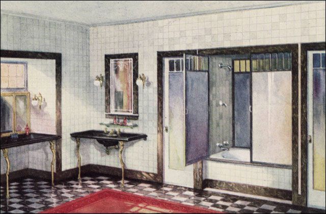These Vintage Pictures Show What Bathrooms Looked Like in the 1920s